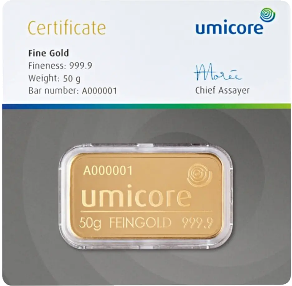 50g Gold Bar
